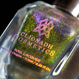 Macro shot of the Distortion Nail Lacquer bottle