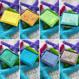 Collage of Vibrant Multichrome Eyeshadow Bundle featuring Majesty Vibrant Multichrome Eyeshadow
