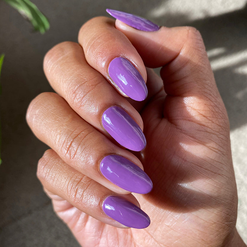 Purple Nail Polish Pastel Purple With Creme Finish Hydrangea.400 - Etsy