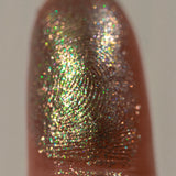 Macro finger swatch of Alloy 