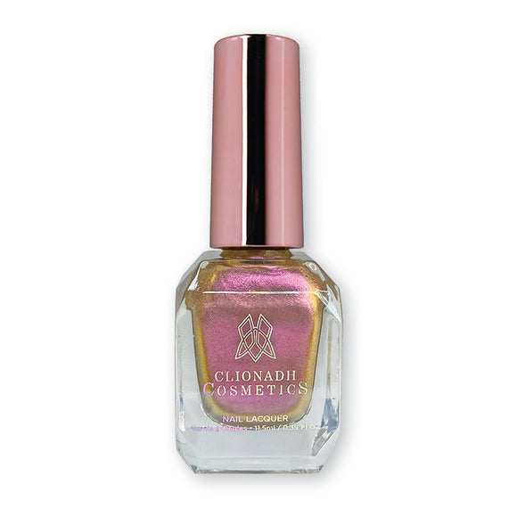 Cobblestone nail lacquer bottle in front of a white background.