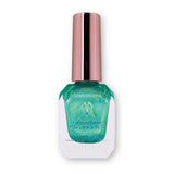 Bottle of nail polish containing Holopeno Nail Lacquer on a white background.