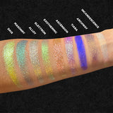 Arm swatches of Alloy and the rest of the Stained Glass Expansion Bundle on medium skin tone.