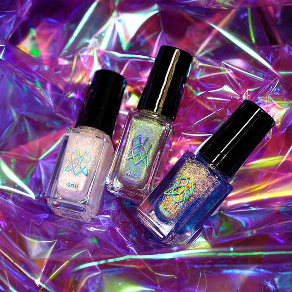 Light Scatters Mini Nail Lacquer Trio | @badtothebrow Collaboration