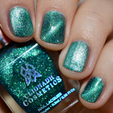 Turquoise Silk Nail Lacquer