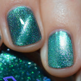 Turquoise Silk Nail Lacquer