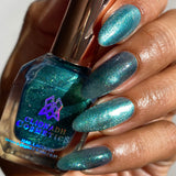 Turquoise Silk Nail Lacquer