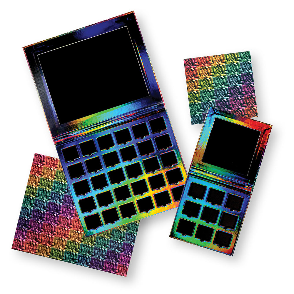 Stained Glass Empty Welled Palettes (Jewelled Version) – Clionadh Cosmetics