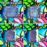 Abrasion Glitter Multichrome Eyeshadow angle shifts turquoise-indigo-violet
