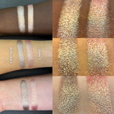 Collage of arm swatches on fair, medium and deep skin tone of Centaur and Linny