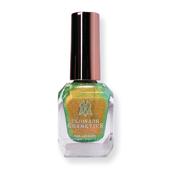 Grow Nail Lacquer bottle in front of a white background.