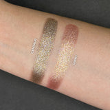 Arm swatches on fair skin tone of Linny and Centaur