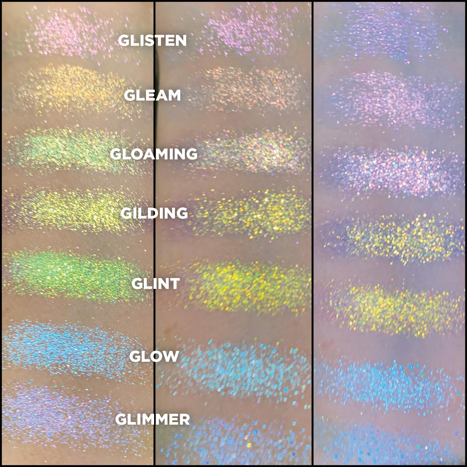 Gloaming | Glitter Iridescent Multichrome Eyeshadow – Clionadh