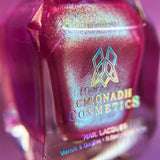 Close up left angled view of Pitaya Fruitlacquer bottle