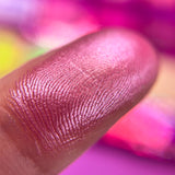 Macro finger swatch of Refresh on fair skin tone