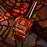 Angled view of Ritual nail lacquer bottle.